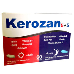 Kerozan Takviye Edici Gıda 5+5 - 60 Kapsül