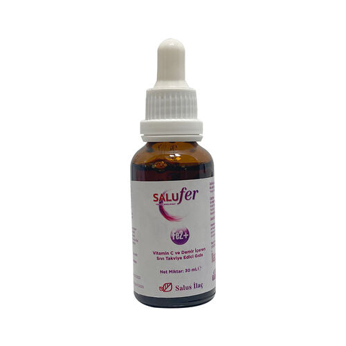 Salus İlaç Salufer Vitamin C ve Demir İçeren Sıvı Takviye Edici Gıda 30 ml